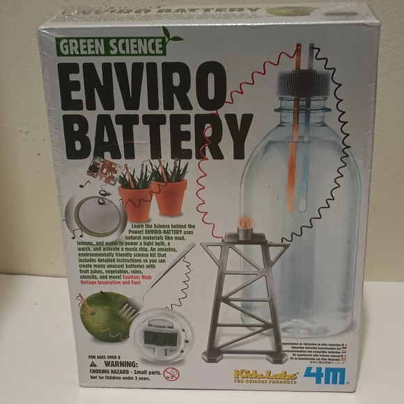 New Green Science Enviro Battery Kit Factory Sealed Home School Projects - Picture 13 of 13
